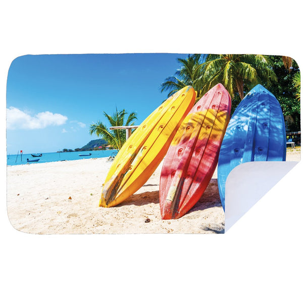 Microfibre XL Printed Towel - Kayaks